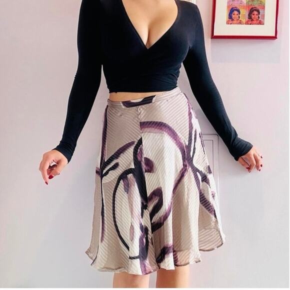 Max Mara  Silk Skirt - Picture 2 of 7